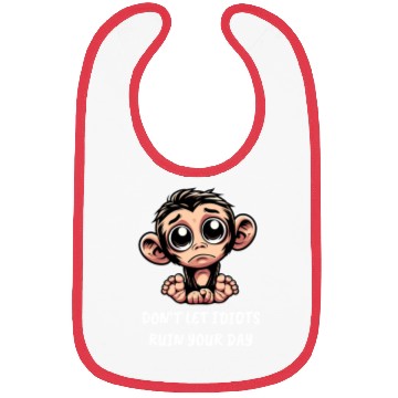 Discover Sad monkey emotional loyal chimpanzee Bibs