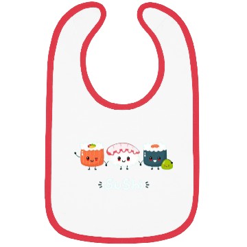 Discover CUTE SUSHI Bibs