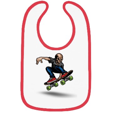 Discover skleton ride on skateboard Bibs