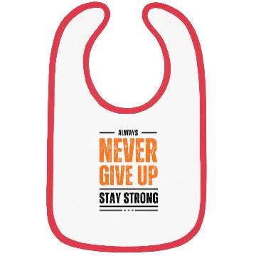 Discover Never Give Up Bibs