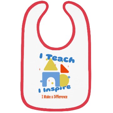Discover I Teach, I Inspire, I Make a Difference Bibs