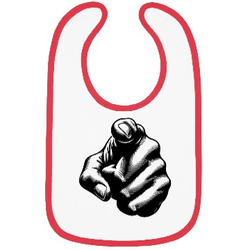 Discover Hand Position Iconic Index Finger Bibs