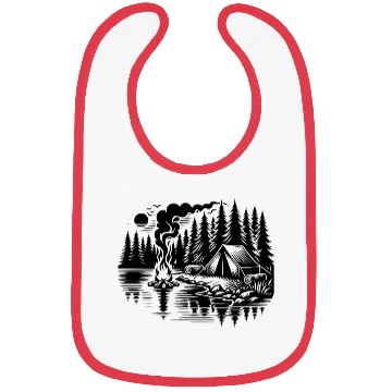 Discover Forest Camping By The Lake Nature Experience Bibs