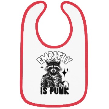 Discover Empathy is PUNK Raccoon Bibs