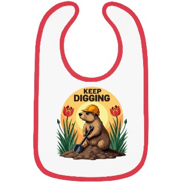 Discover Industrious Groundhog Gardener Bibs