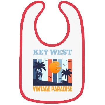 Discover KEY-WEST ESTABLISHED 1828 VINTAGE PARADISE Bibs