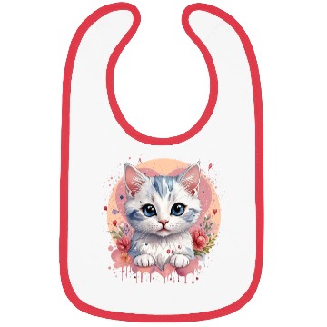 Discover Flower Cat Bibs