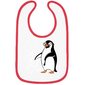Discover Penguin Calligraphy Enthusiast Art Bibs