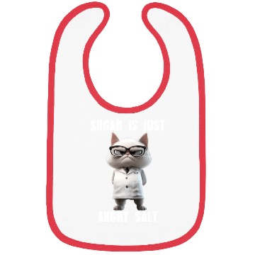 Discover Sugar Is Just Angry Salt Meme Science Cat Bibs