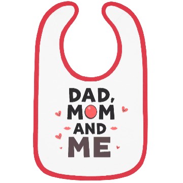Discover Dad, Mom, and Me: Family Love Bibs