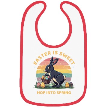 Discover Easter Is Sweet Hop Into Spring Bibs