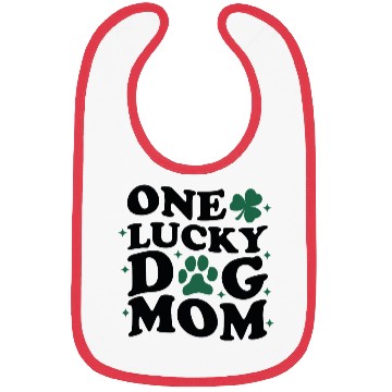 Discover One Lucky Dog Mom Bibs