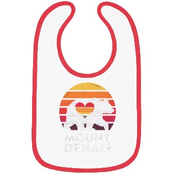 Discover Vintage Bear Mount Denali Sunset Wilderness Bibs