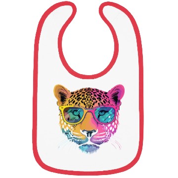 Discover Cheetah Wearing Sunglasses Hipster Style Bibs