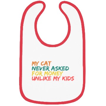 Discover Retro Feline Philosophy Bibs