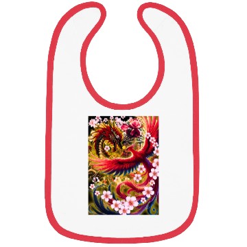 Discover Chinese Dragon and Phoenix Bibs