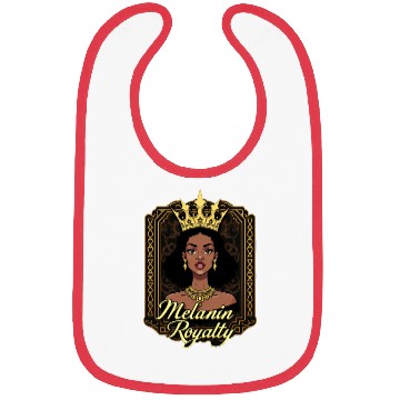 Discover Melanin Royalty: Embrace the Crown Bibs