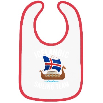 Discover Icelandic Sailing Team Funny Viking Bibs