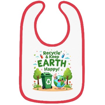 Discover ecycle & Keep Earth Happy Bibs