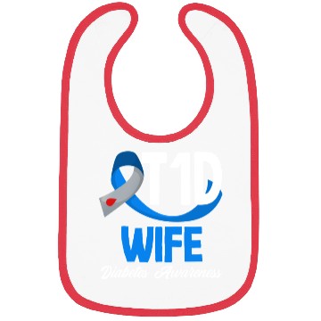 Discover T1D Wife Diabetes Type 1 Awareness Bibs