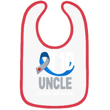 Discover T1D Uncle Diabetes Type 1 Awareness Bibs