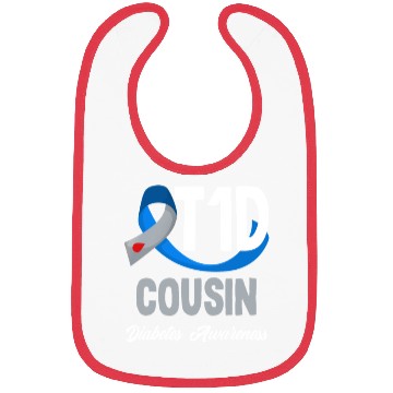 Discover Diabetes Type 1 Awareness T1D Cousin Support Bibs