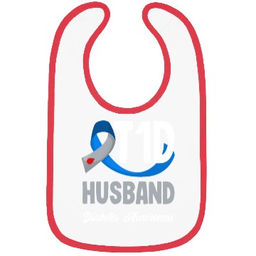 Discover T1D Husband Diabetes Type 1 Awareness Bibs