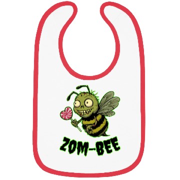 Discover Zom-BEE Funny Punny Zombie Bee Bibs