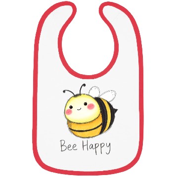 Discover Bee Happy Bibs
