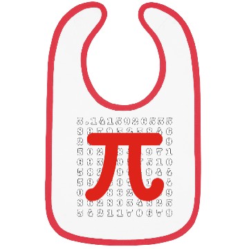 Discover Pi Number with 100 Digits Pi Day Bibs