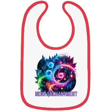 Discover Neon Enchantment - Magic made visible Bibs