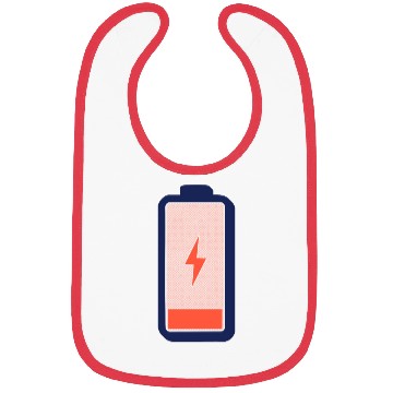 Discover Energized Battery Icon Design Bibs
