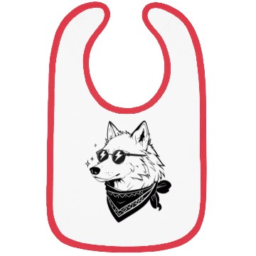 Discover Majestic Wolf Bibs