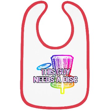Discover This Guy Needs a Disc Sports Disc Golf Games Bibs