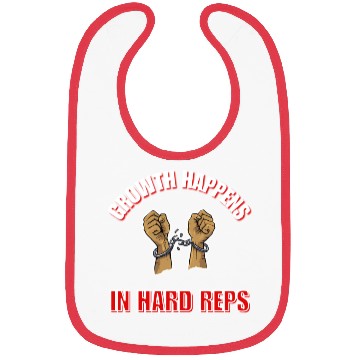 Discover Breaking Limits: Growth Happens in the Hard Reps Bibs