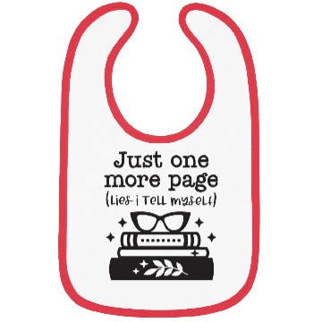 Discover Funny Book Lover Reading Design Bibs