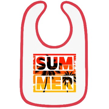 Discover Summer Typographu lettering Design Bibs