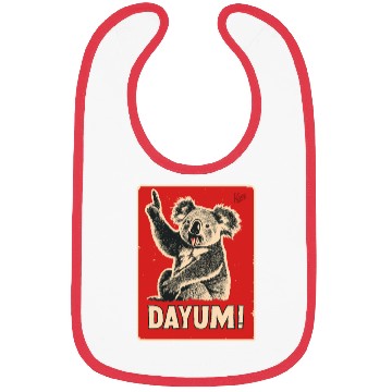 Discover Dayum! – Funny Koala Reaction Bibs