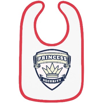 Discover princess security birthday Bibs