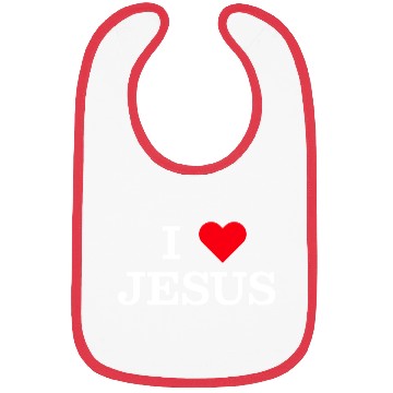 Discover I Heart Jesus Bibs