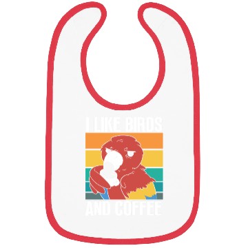 Discover Bird Watching Cute Bird Lover Bibs