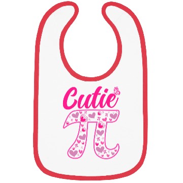 Discover Pi Day 2025 Cutie Pie Cutie Pi 3.14 Bibs