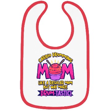 Discover Cardio Drumming Mom Bibs