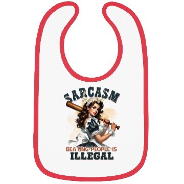 Discover Beating People Is Illegal Bibs