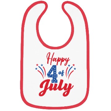 Discover Happy 4th Of July Bibs