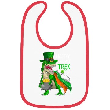 Discover Dinosaur St Patricks Day Happy St Pat Trex T rex Bibs