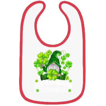 Discover Shenanigans Coordinator St. Patricks Day Gnome Bibs