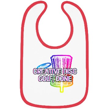 Discover Creative Disc Golf Done Motivational Quote Golfer Bibs