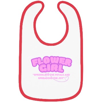 Discover flower girl wedding Bibs