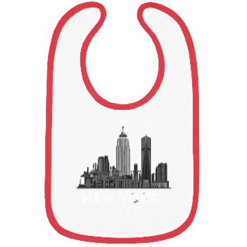 Discover New York City Skyline Art Deco Style Iconic Bibs